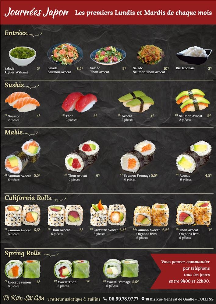 Tô Kiên Sāi Gōn - Menu Image 2